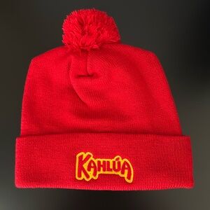 Kahlua Red Beanie New